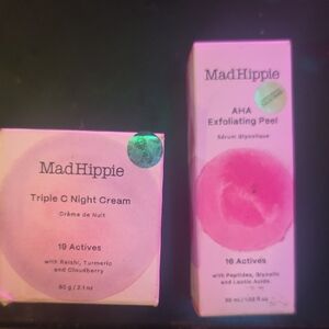 Mad Hippie Triple C Night Cream & AHA Exfoliating Peel Set